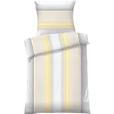 Dyckhoff Bettwäsche Bettwäsche, Frottier, Weichfrottier Streifen beige|gelb|grau