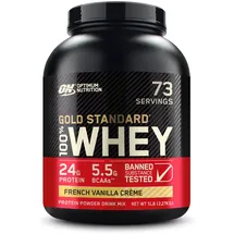 Optimum Nutrition Gold Standard 100% Whey French Vanilla Creme Pulver 2270 g