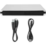 Garsent USB3.0 Externes CD DVD Laufwerk, Aluminiumlegierung Slim Blu-Ray DVD/CD Brenner, DVD CD BD Brenner für Laptop PC