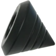 GARDINIA Endknopf Kegel Memphis 16 mm Schwarz