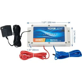 Vevor Elektronisches Wasserentkalkersystem, salzfreier Entkalker für das ganze Haus, Wasserenthärter zur Reduzierung von Kalkablagerungen, für alle Arten von Sanitärrohren