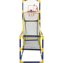 vidaXL Arcade Basketball Spielset mit Ball und Pumpe 45x86x127 cm