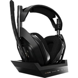 ASTRO GAMING A50 Wireless + Base Station for Xbox One, X S, Over-ear Gaming Headset Schwarz/Gold