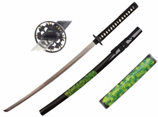 Katana Marihuana Deko Samuraischwert