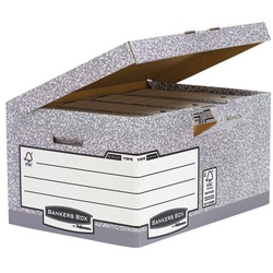 Bankers Box System Klappdeckel-Container - 10 Stück mehrfarbig, 37.8x29.3x54.5 cm