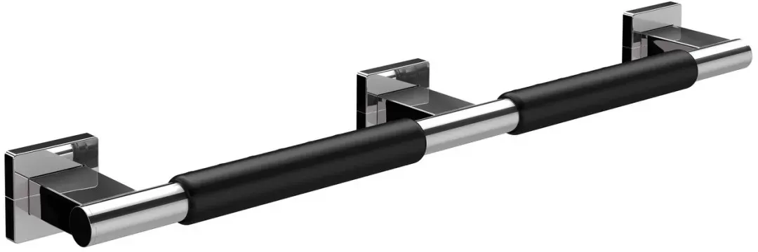 emco system 2 Haltegriff 665 mm, mit rutschhemmender Ummantelung chrom / schwarz, 357021201 357021201