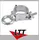 Riggatec Halbschelle Aluminium 48-51 mm silber