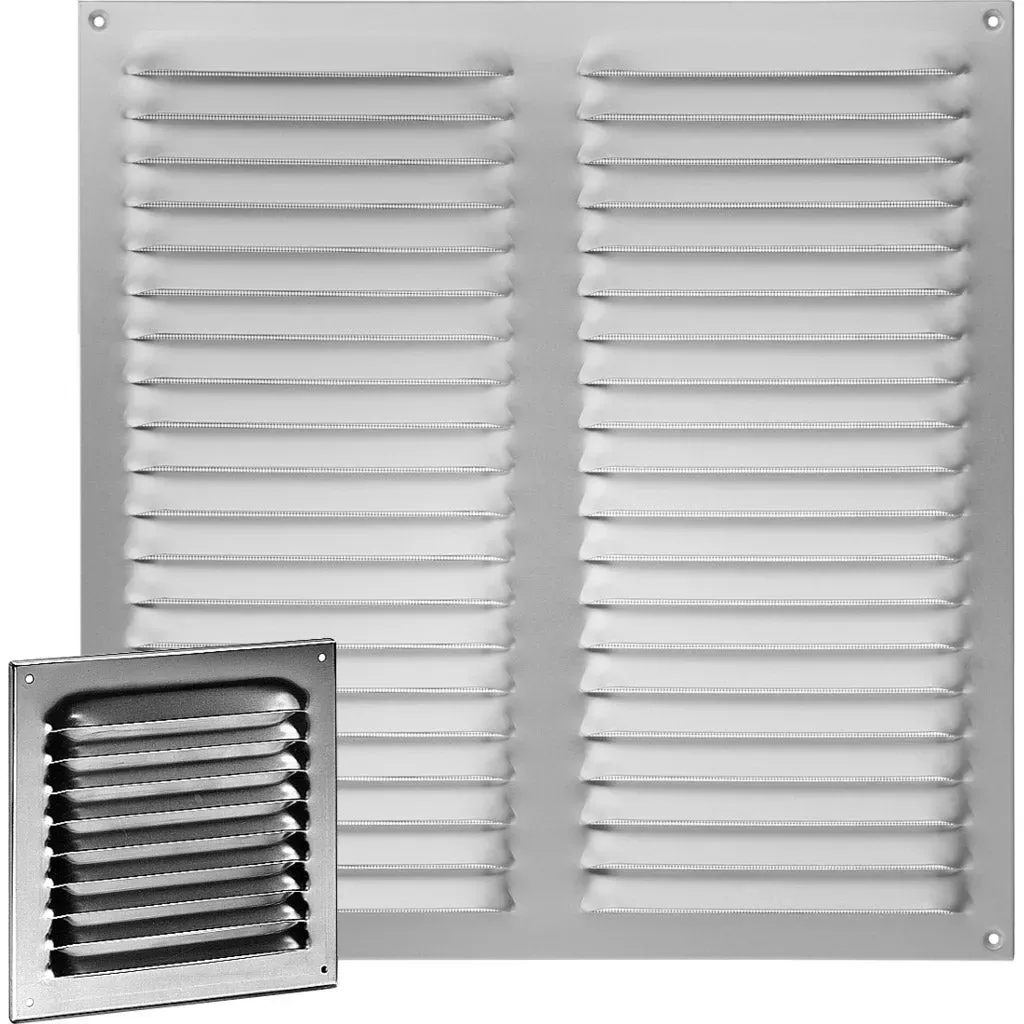 Wetterschutzgitter Aluminium -  320 x 180 / 300 x 150 / 126