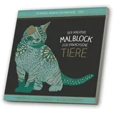 Media Verlag Malblock für Erwachsene mit CD: Tiere 1: