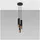 Sollux Loopez 3-flg. 20 cm rund schwarz/kupfer