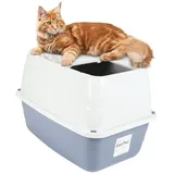 GarPet Hop-In Katzenklo Katzentoilette Top Entry Jump-In Haubentoilette Einstieg oben Katzen Klo