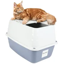 GarPet Hop-In Katzenklo Katzentoilette Top Entry Jump-In Haubentoilette Einstieg oben Katzen Klo