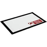 Thermohauser Silikon-Backmatte-Glas-Gewebe, grau, wiederverwendbar, bis circa +230 °C, 52,0x31,5 cm (GN 1/1)