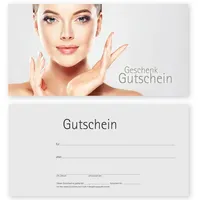 CosmeticPlus Geschenkkarte 50 Gutscheinkarten für Beauty & Styling (zum