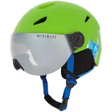 Mc Kinley McKINLEY Kinder Ski-Helm Pulse S2 Visor HS, Black/Red, XS