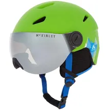 Mc Kinley McKINLEY Kinder Ski-Helm Pulse S2 Visor HS, Black/Red, XS