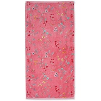 Duschtuch Les Fleurs Farbe Pink Größe 70x140cm