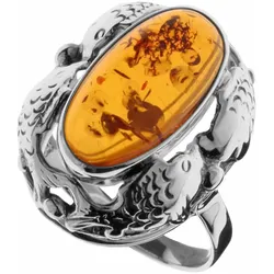 Fingerring OSTSEE-SCHMUCK "Ostsee-Schmuck Ring Fischland Ring Fischland" Gr. 58, silber (silberfarben), Fingerringe, Damen, Gr. 58 (18,5), Silber 925 (Sterlingsilber)