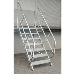 Aluminium-Treppe 45° 16Stufen