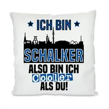 Herzbotschaft Dekokissen 40 x 40 cm Weiß
