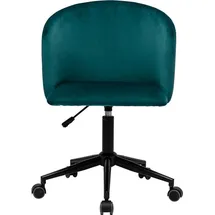 miliboo VANITY Samt Petrolblau
