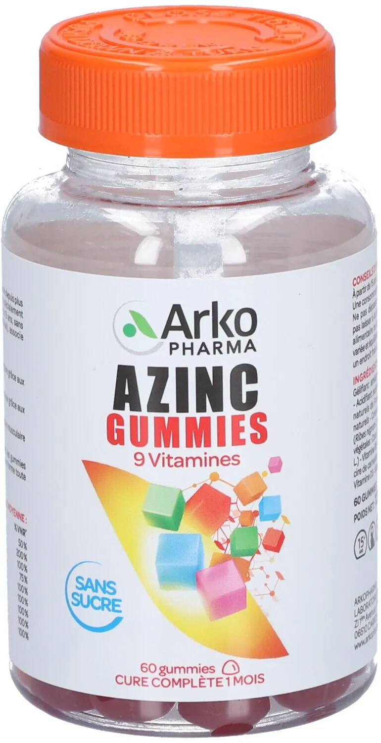 Arkopharma Azinc® Vitalité Gélules 60 Gummies