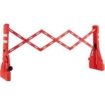 Wiltec Absperrgitter 200 cm rot