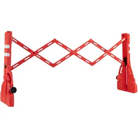 Wiltec Absperrgitter 200 cm rot