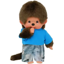 Sekiguchi Monchhichi Junge mit Jeans 20 cm Blau