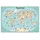 cover-your-desk Schreibtischunterlage Weltkarten Muster Kinder 60 x 40 cm Blau/Grün