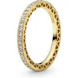 Pandora 168655C01 Damenring Funkeln und Herzen Goldfarben,