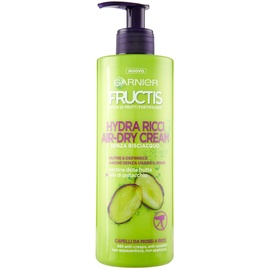 Garnier Fructis Hydra Ricci Air-dry Cream, Haarpflege ohne Ausspülen für gewelltes bis lockiges Haar, Formel angereichert mit Pistazienöl, 400ml