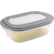 SUNWARE Aufschnittdose 26,5 x 17,2 x 10,5 cm 1-tlg. transparent/dunkelgrau
