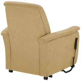 Polstermöbel Oelsa Fernsehsessel Sarah Flachgewebe 91 x 103 x 97 cm Orange elektrisch