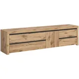 xonox.home Wohnen Woody Nox Oak Nachbildung anthrazit, ca. 211x54x44 cm