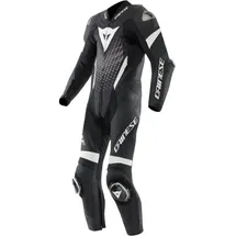 Dainese Motorrad Lederkombi 52T=50 lang - Laguna Seca 6 - schwarz-weiß-anthrazit