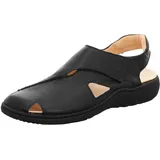 THINK! Herren Change Chromfrei Gegerbte Nachhaltige Wechselfußbett Sandale, Schwarz 0010, 41 EU