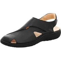 THINK! Herren Change Chromfrei Gegerbte Nachhaltige Wechselfußbett Sandale, Schwarz 0010, 41 EU