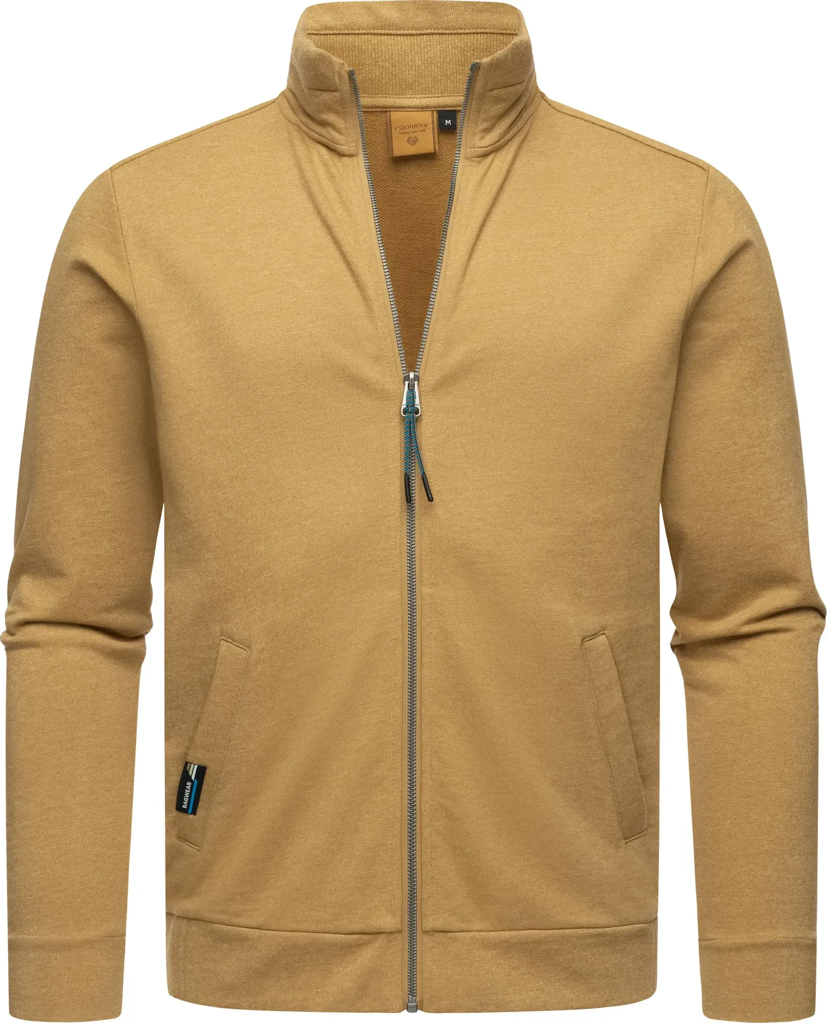 Kapuzensweatjacke RAGWEAR "Miet", Herren, Gr. XXXL (58), braun, Sweatware, Obermaterial: 55% Baumwolle, 45% Polyester, Basic, gerade hüftbedeckend, hoch geschlossener Ausschnitt, Langarm Ärmel ohne Ärmelschlitz Rippbündchen, Sweatjacken, coole Herren Basic Sweatjacke