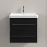Villeroy & Boch Waschtischunterschrank 2 Auszüge 58,0 x 51,4 x 48,4 cm Schwarz