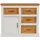 OTTO home Sideboard Selma 100 x 87 cm Weiß