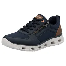 rieker sport Sneaker, Schnürschuh, Freizeitschuh, Halbschuh mit Reißverschluss, bunt