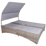 Garden Pleasure Pescara Doppelliege 200 x 160 x 163 cm Grau