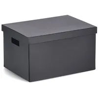 Zeller Aufbewahrungsbox 25 x 35 x 20 cm 20-tlg. schwarz