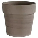 Spang Pflanztopf Calima (Außenmaß (Ø x H): 46,5 x 39,5 cm, Naturmaterialien, Basalt)