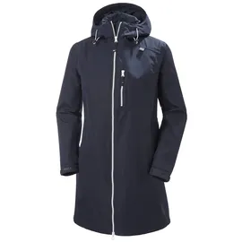 HELLY HANSEN Long Belfast Regenmantel Damen Blau L