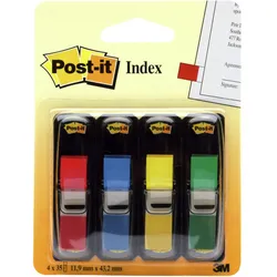 3M Post-it Index Promotion Mini 683-VAD1 - Index-Streifen mit Spender - 11.9 x 4