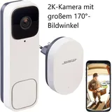 Somikon Kabellose WLAN-2K-Video-Türklingel 170°