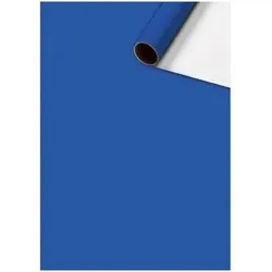 BRUNNEN 2528591340 Geschenkpapier 70x200cm Uni Plain blau