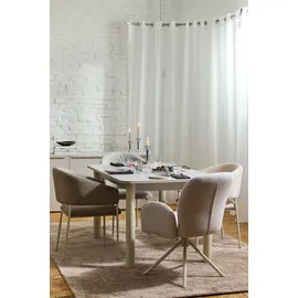 Tom Tailor HOME Armlehnstuhl »PEBBLE ARMCHAIR« (Set) 2 Stk.Esszimmerstuhl, mit Armlehnen, 4-Fußgestell, 140 kg belastbar, drehbar